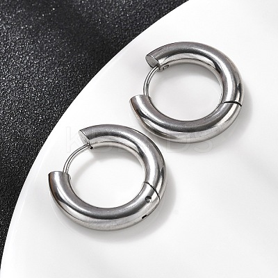 316F Stainless Steel Hoop Earrings EJEW-D341-01E-P-1