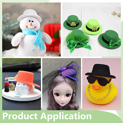 EVA Fabric Doll Hat DIY-WH0588-79A-1