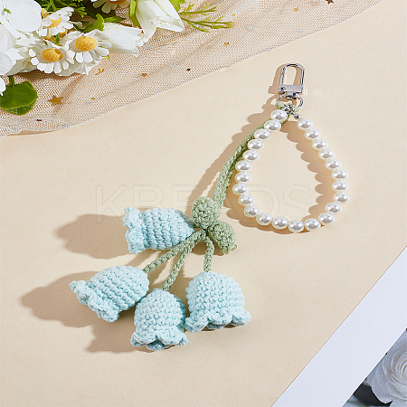 1Pc Flower Alloy Pendant Decorations KEYC-LP0001-25C-1
