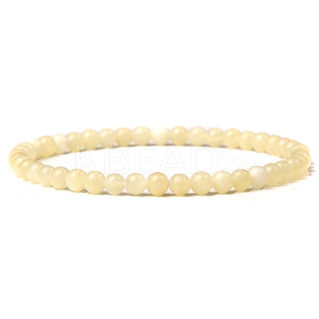 4MM Natural Topaz Jade Stretch Bracelets RP2095-3-1