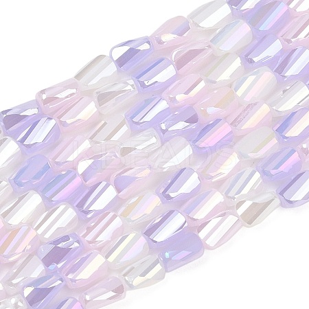 Electroplate Glass Beads EGLA-D300-01A-08-1