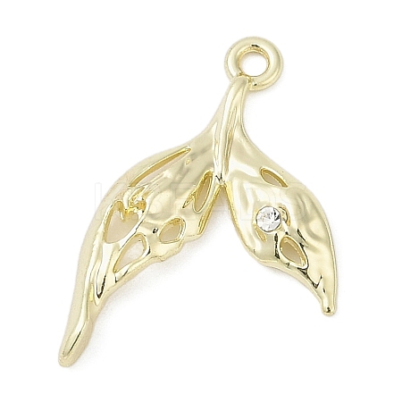 Alloy Pendants with Rhinestone PALLOY-R151-75G-1