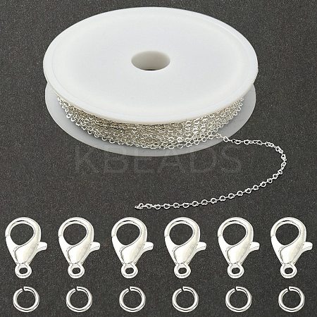 DIY Chain Bracelet Necklace Making Kit DIY-YW0007-05S-1