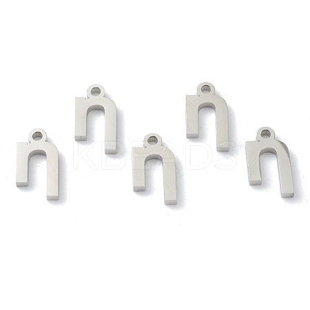 Non-Tarnish 304 Stainless Steel Charms STAS-G244-01H-1