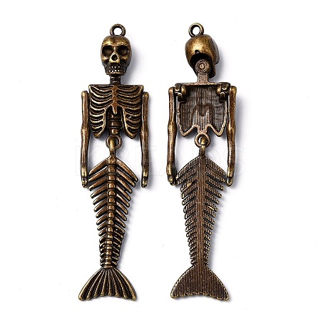 Tibetan Style Alloy Big Pendants LS-X-TIBE-Q067-01AB-NR-1