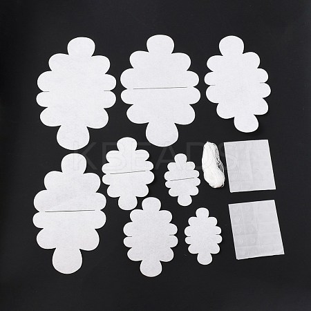 3D Cloud Pendant Decorations DIY Kit AJEW-WH0283-69-1