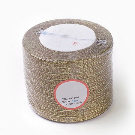 Glitter Metallic Ribbon RSC6mmY-003-1