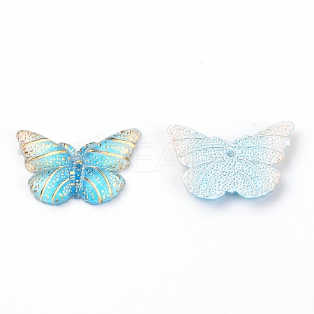 Resin Butterfly Pendant CRES-TAC0003-10B-1