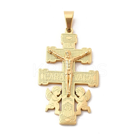 304 Stainless Steel Pendants STAS-G378-04G-1