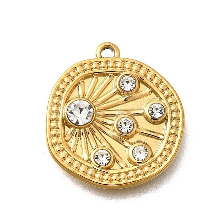 304 Stainless Steel Pendants STAS-E545-09G-1
