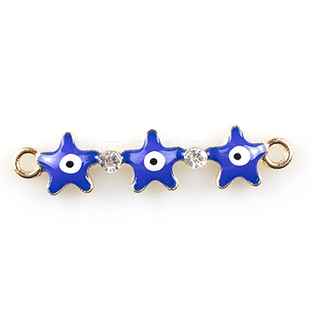 Alloy Enamel Connector Charms X1-FIND-TAC0016-26C-1