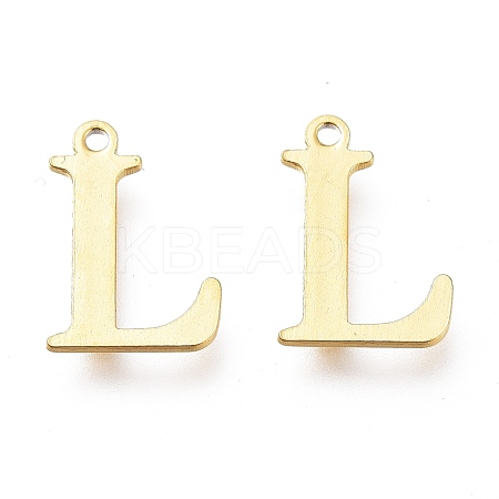 Vacuum Plating  304 Stainless Steel Charms STAS-H112-L-G-1