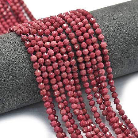 Natural Rhodonite Beads Strands G-A260-A26-01-1