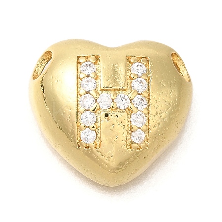 Rack Plating Brass Micro Pave Cubic Zirconia Pendants KK-I722-04G-H-1