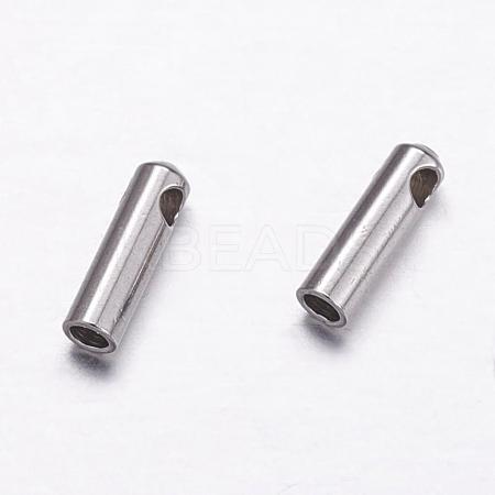 Tarnish Resistant 304 Stainless Steel Cord Ends STAS-P161-08-1.5mm-1