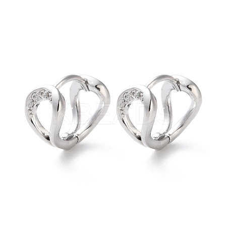 Rack Plating Brass Hoop Earrings EJEW-S241-24P-1