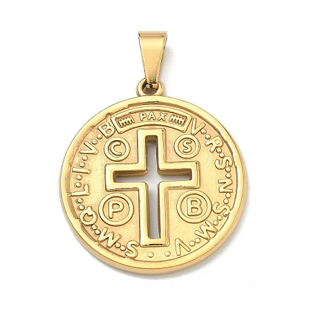 304 Stainless Steel Pendants STAS-F336-17G-1