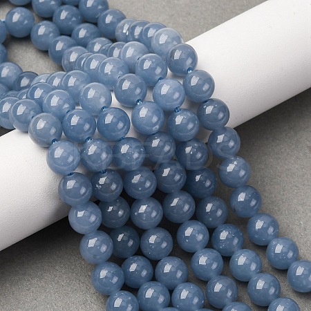 Natural Peru Angelite Beads Strands G-G286-A01-8mm-1