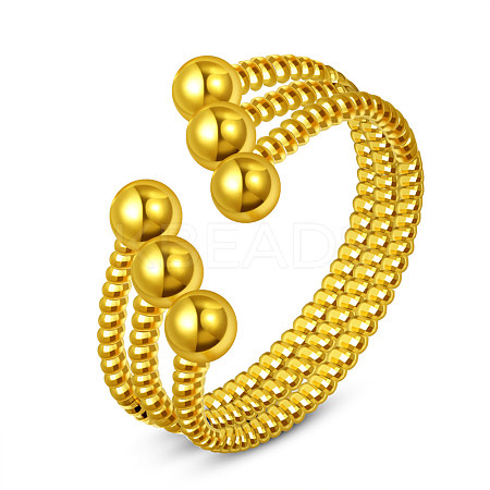 SHEGRACE Brass Cuff Rings JR772A-1