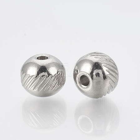 201 Stainless Steel Spacer Beads STAS-T034-6mm-02-1