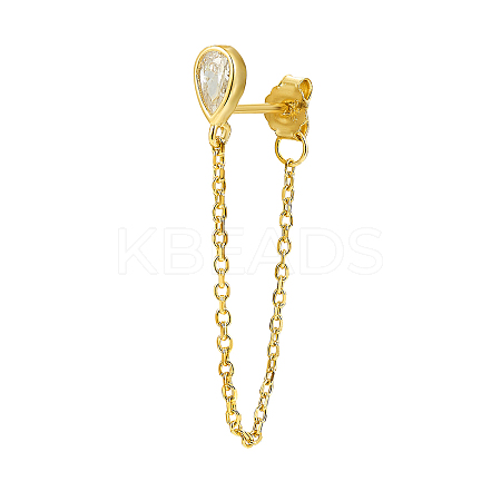 925 Sterling Silver Tassel Earrings Moon/Flower Earrings BD3845-3-1