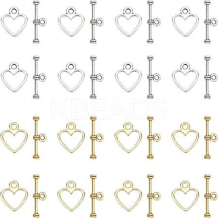 Tibetan Style Alloy Toggle Clasps TIBE-FH0001-02-RS-1