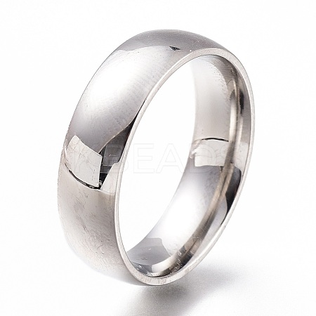 Tarnish Resistant 304 Stainless Steel Finger Rings RJEW-F110-13P-7-1