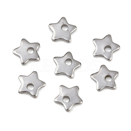 Tarnish Resistant 304 Stainless Steel Five-Pointed Star Charms Pendants STAS-Q171-03-1
