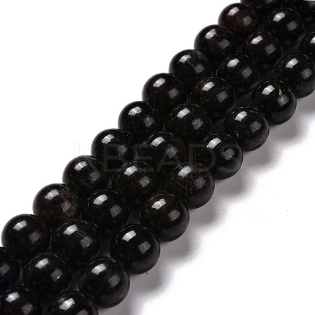 Natural Astrophyllite Beads Strands G-A202-01C-1
