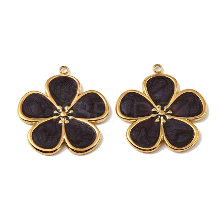 304 Stainless Steel Enamel Pendants STAS-I371-26G-04-1