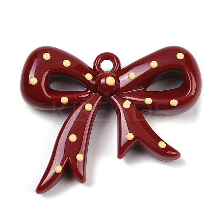 Opaque Acrylic Enamel Pendants OACR-B036-13B-1