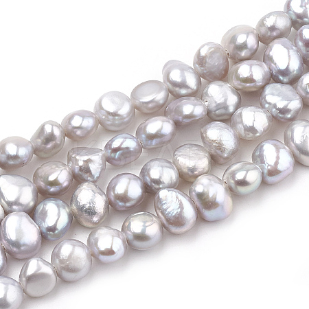 Natural Cultured Freshwater Pearl Beads Strands PEAR-N014-05I-1