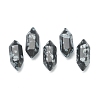 Faceted No Hole Natural Snowflake Obsidian Healing Stones LS-G-K034-20mm-09-1