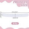 Plastic Collar Stays for Men's Dress Shirts AJEW-HY0003-21C-2