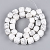 Natural Howlite Beads Strands G-N353-03A-07-3