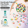 Handmade Polymer Clay Beads CLAY-TAC0015-04-4