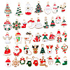 Christmas Alloy Enamel Pendants ENAM-G234-01K-1