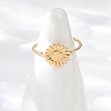 304 Stainless Steel Cuff Rings RJEW-D306-08G-5