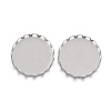 Tarnish Resistant 304 Stainless Steel Cabochon Settings LS-STAS-P249-16C-P-1