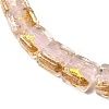Handmade Gold Foil and Silver Foil Lampwork Beads FOIL-C001-01B-07-3