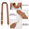 Imitation Leather Adjustable Wide Bag Handles FIND-WH0126-323D-4