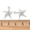Alloy Crystal Rhinestone Pendants PALLOY-E775-16P-3
