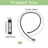 1Pc Glass Hourglass Rectangle Pet Memorial Keepsake Urn Ashes Pendant Necklaces NJEW-CA0001-27EB-2