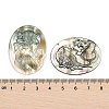 Natural Black Lip Shell Cabochons SSHEL-I026-04B-04-3