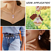 60Pcs 5 Styles Tibetan Style Alloy Butterfly Bead & ABS Plastic Pearl & Glass Pendants PALLOY-CA00015-7