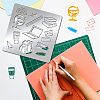 Stainless Steel Cutting Dies Stencils DIY-WH0279-104-4