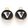Golden Plated Alloy Charms ENAM-S118-02V-1