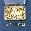 104Pcs 26 Styles Letter A~Z 304 Stainless Steel Alphabet Letter Charms STAS-FS0001-66-7