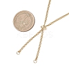 304 Stainless Steel Twisted Chain Curb Chain Slider Necklaces Making AJEW-JB01488-2