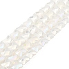 AB Color Plate Glass Beads Strands EGLA-P051-06A-C02-2
